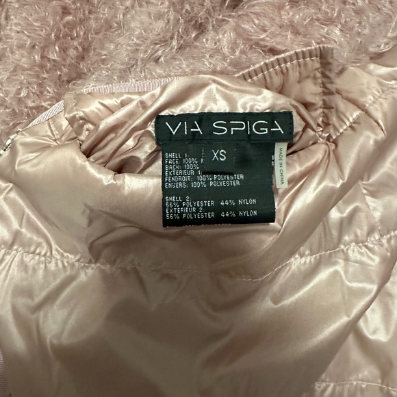 Dusty Pink Faux Fur Jacket - Picture 8 of 8